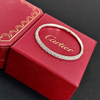 Elegant Diamond-Style Panther Bangle ✨