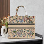 D Book Tote ( Apricot Ocean World )