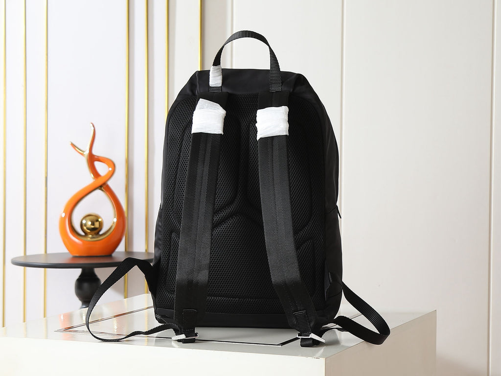 Saffiano Leather & Nylon Backpack