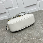 Full-Grain Leather Shoulder Bag – Minimal Chic