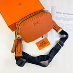 Full-Leather Camera Bag | Adjustable & Detachable Strap