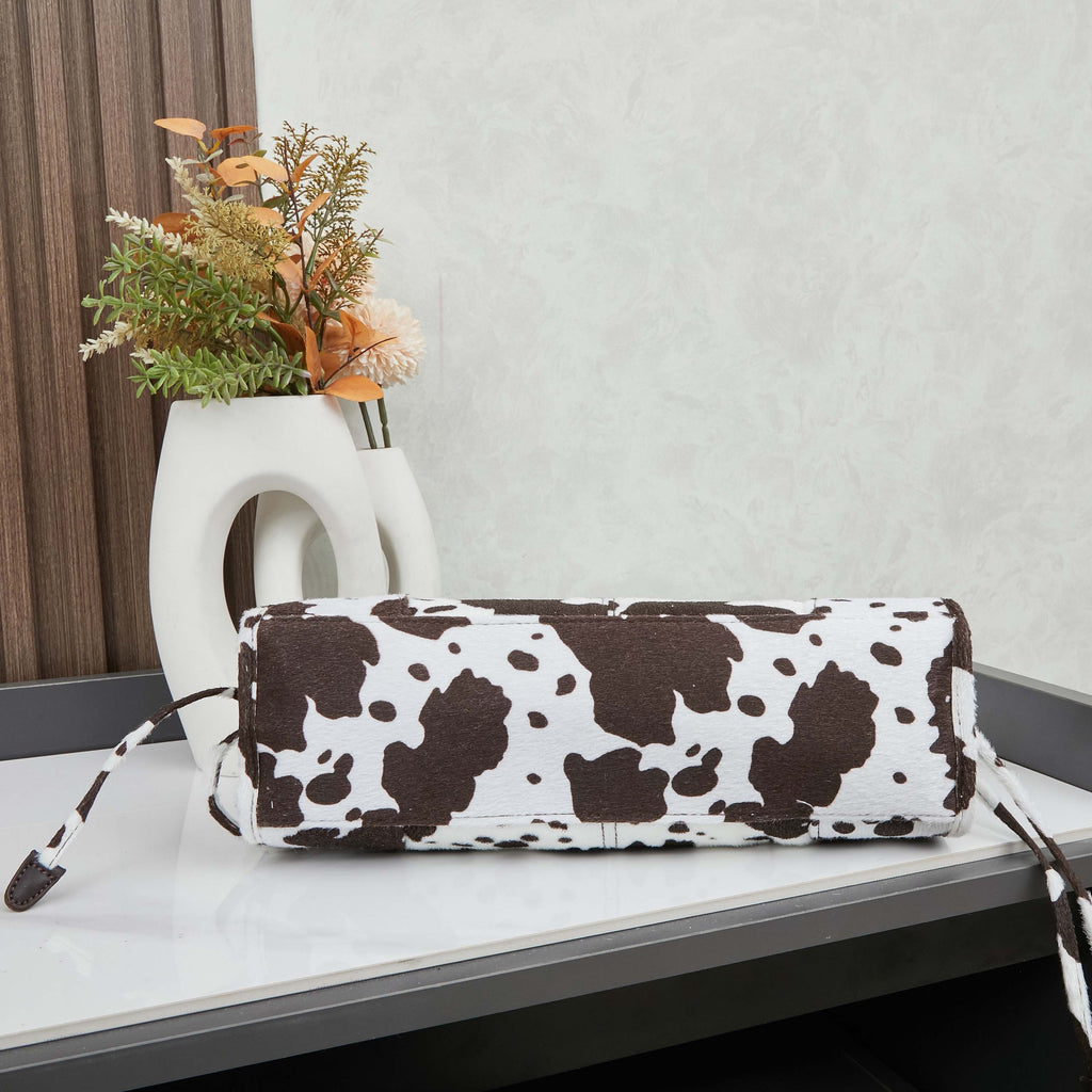 Cowprint Leather Handbag