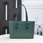 Vintage Tote Bag | Double Zip Design & Adjustable Handles