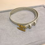 Reversible Taurillon Leather Belt : 2.5 CM