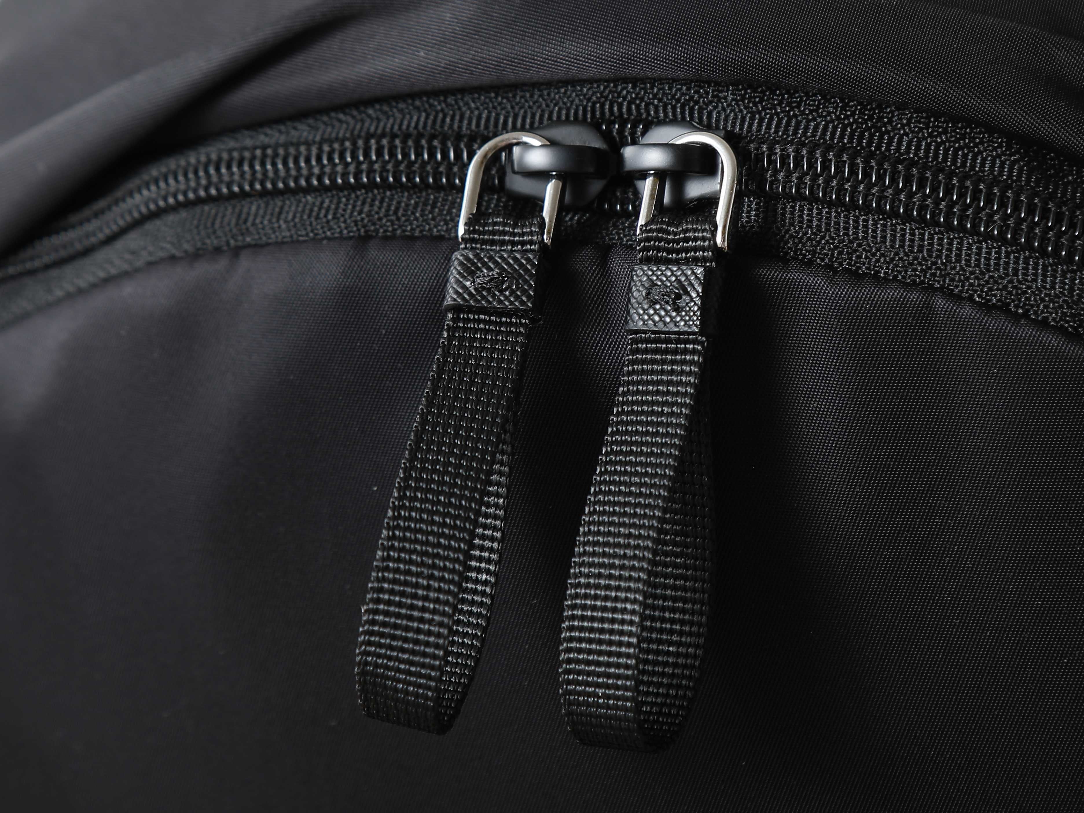Saffiano Leather & Nylon Backpack