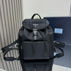 Nylon & Calfskin Backpack