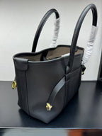 Premium Leather Vintage-Style Top-Handle Tote Bag