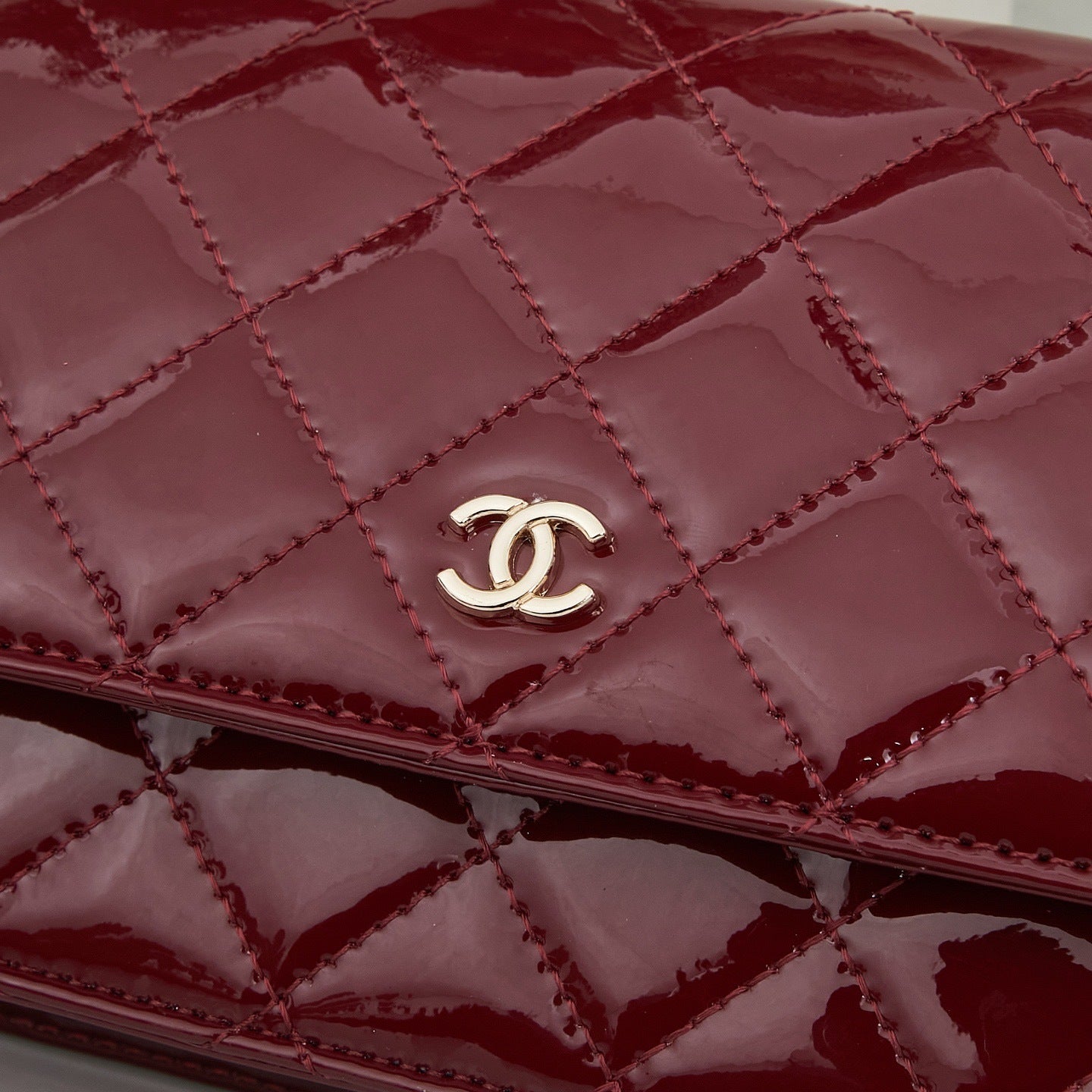 Patent Leather WOC Chain Bag