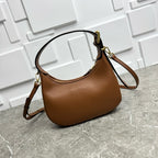 Full-Grain Leather Shoulder Bag – Minimal Chic