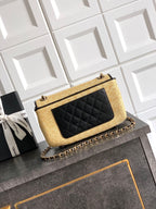 Large Woven Flap Bag   (Premium Quality)