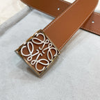 3.8 cm Reversible Calfskin Belt