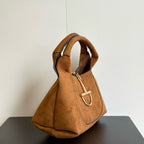 Maxi Suede Shoulder Bag :  Medium