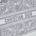 D Book Tote ( Gray Butterfly )