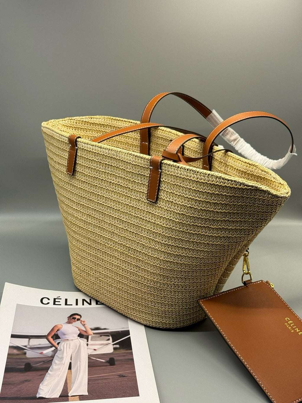 Raffia Handwoven Mini Tote Bag | Moroccan Craft