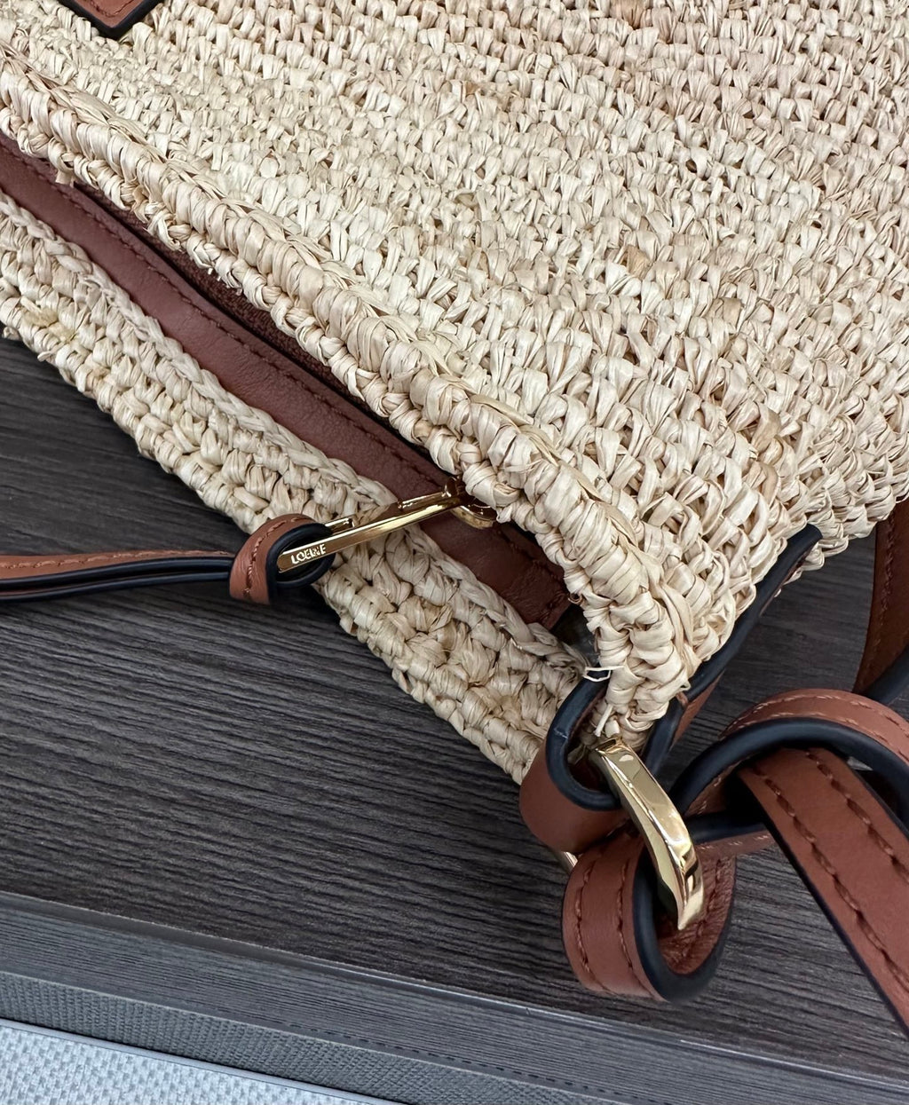 Premium Quality – Slit Raffia Pochette