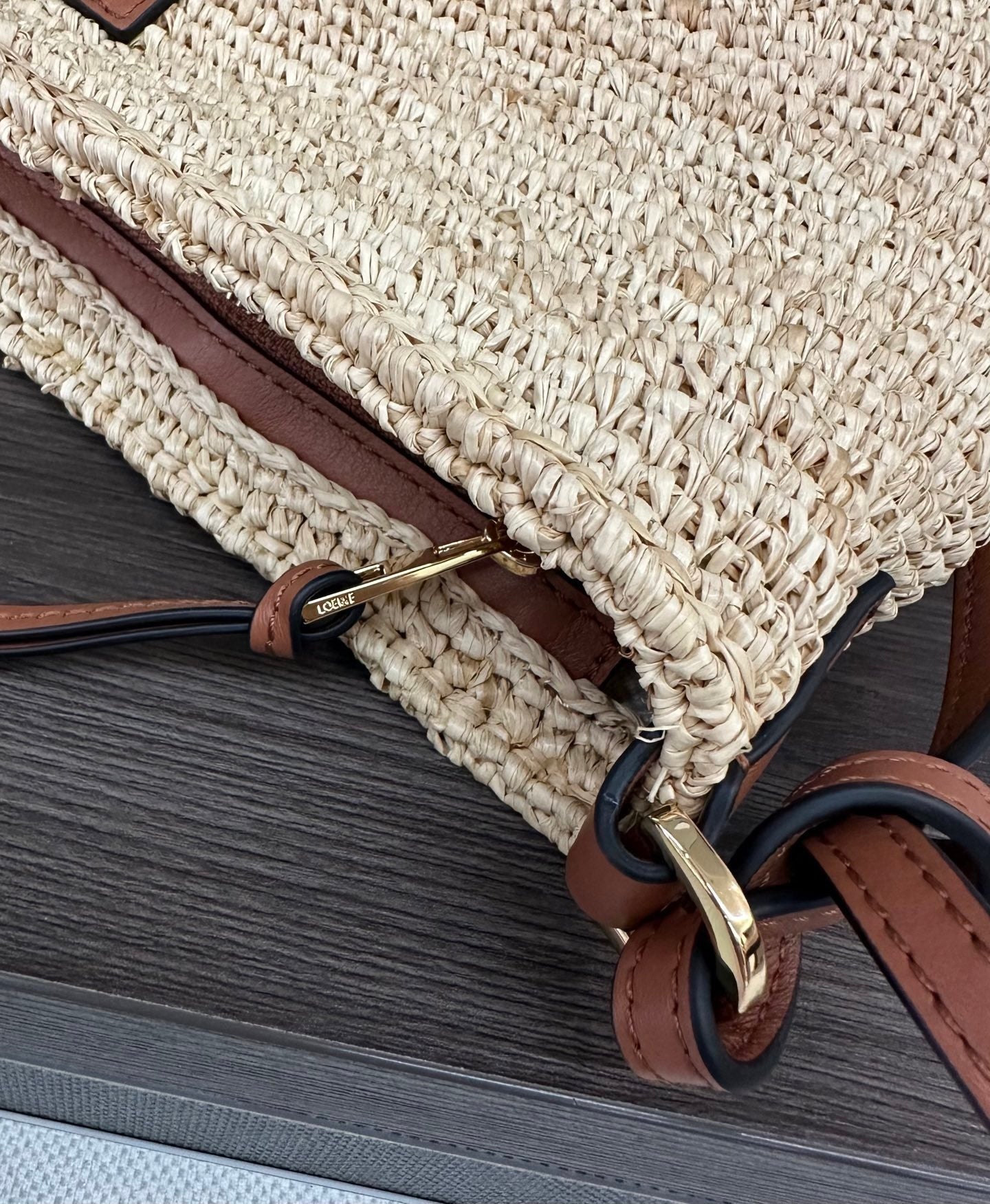 Premium Quality – Slit Raffia Pochette