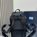 Nylon & Calfskin Backpack