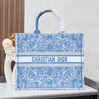 D Book Tote ( light blue butterfly )