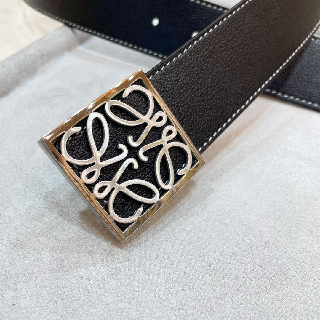 3.8 cm Reversible Calfskin Belt