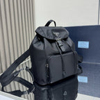 Nylon & Calfskin Backpack