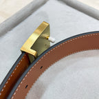 3.8 cm Reversible Calfskin Belt