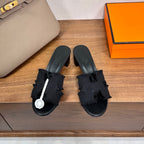 Luxury Oran-Style Velvet Sandals