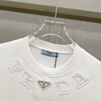 Unisex 260g Logo Patch Cotton T-Shirt
