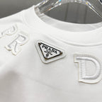 Unisex 260g Logo Patch Cotton T-Shirt