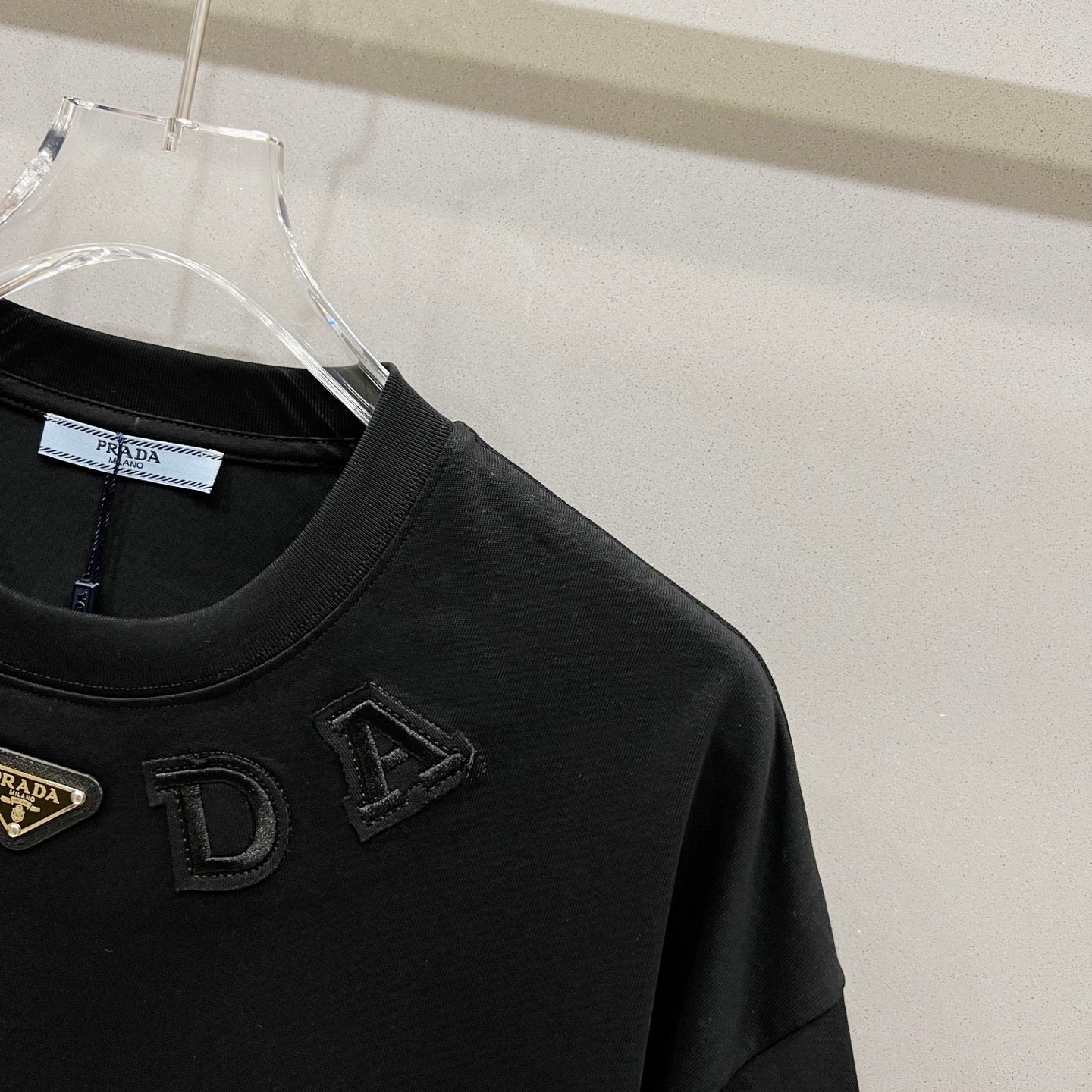 Unisex 260g Logo Patch Cotton T-Shirt