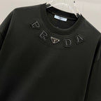 Unisex 260g Logo Patch Cotton T-Shirt