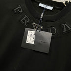 Unisex 260g Logo Patch Cotton T-Shirt