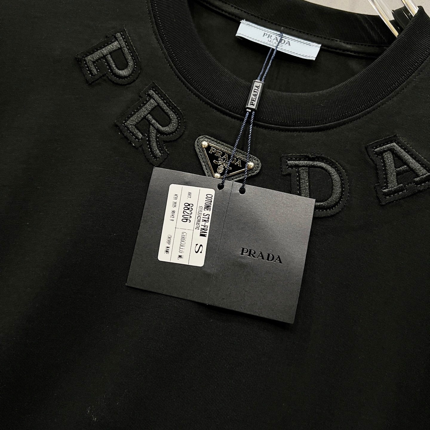 Unisex 260g Logo Patch Cotton T-Shirt