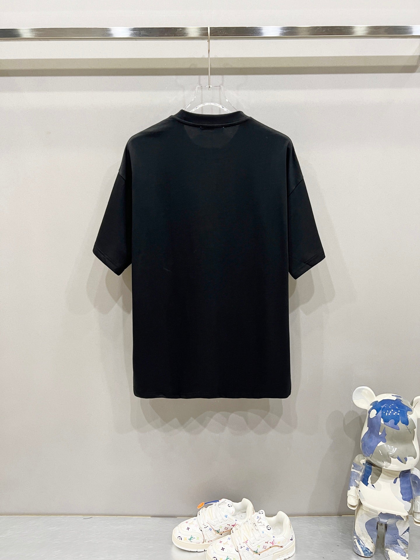 Unisex 260g Logo Patch Cotton T-Shirt