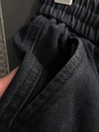 Elastic Waist Fleece-Lined Casual Pants