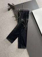 Elastic Waist Fleece-Lined Casual Pants