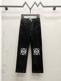 Unisex Straight-Leg Denim Jeans – Washed Finish