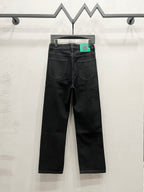 Unisex Straight-Leg Denim Jeans – Washed Finish