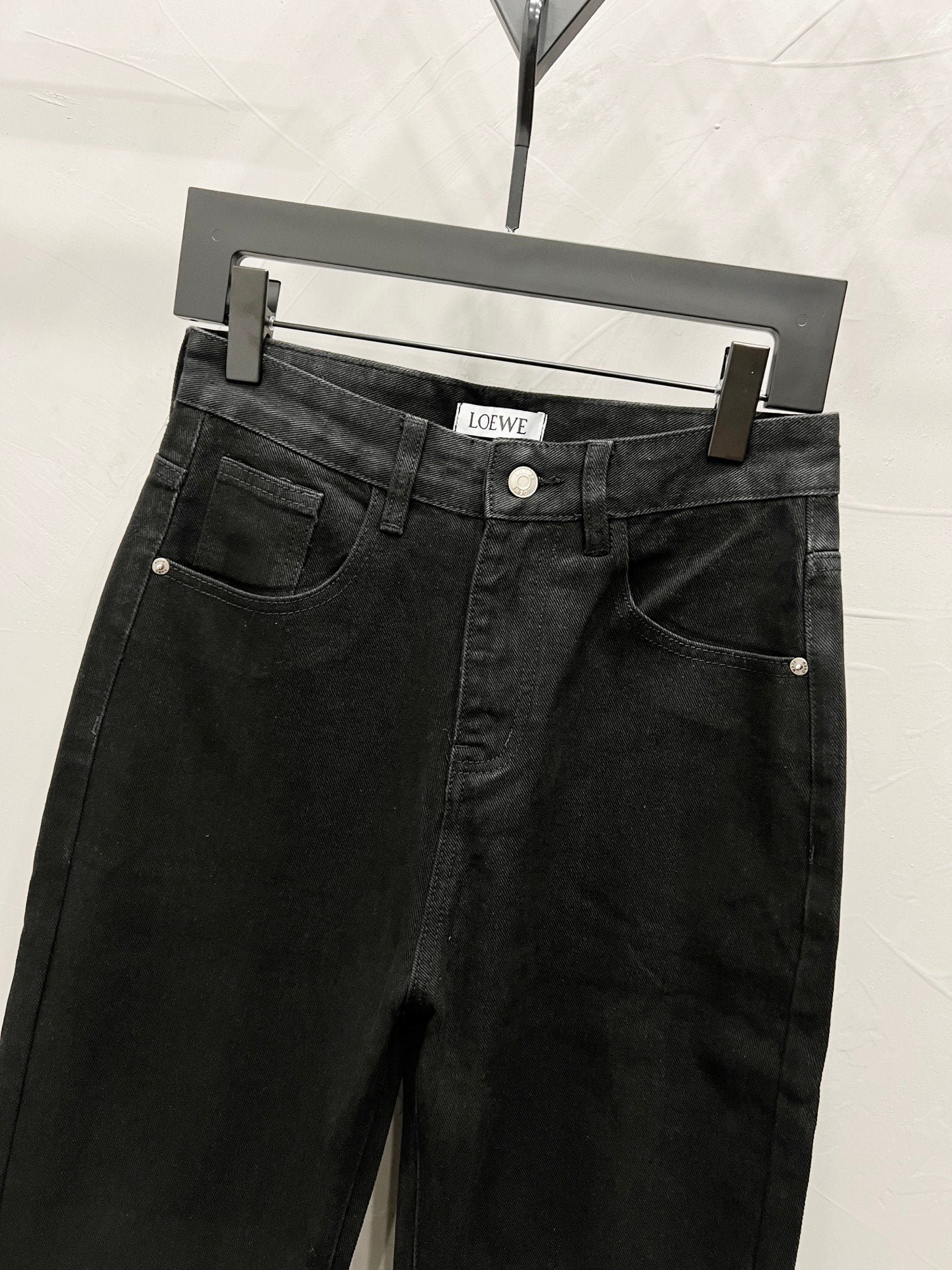 Unisex Straight-Leg Denim Jeans – Washed Finish