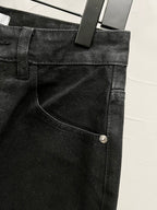 Unisex Straight-Leg Denim Jeans – Washed Finish