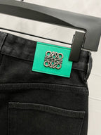 Unisex Straight-Leg Denim Jeans – Washed Finish