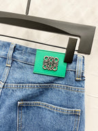 Unisex Straight-Leg Denim Jeans – Washed Finish
