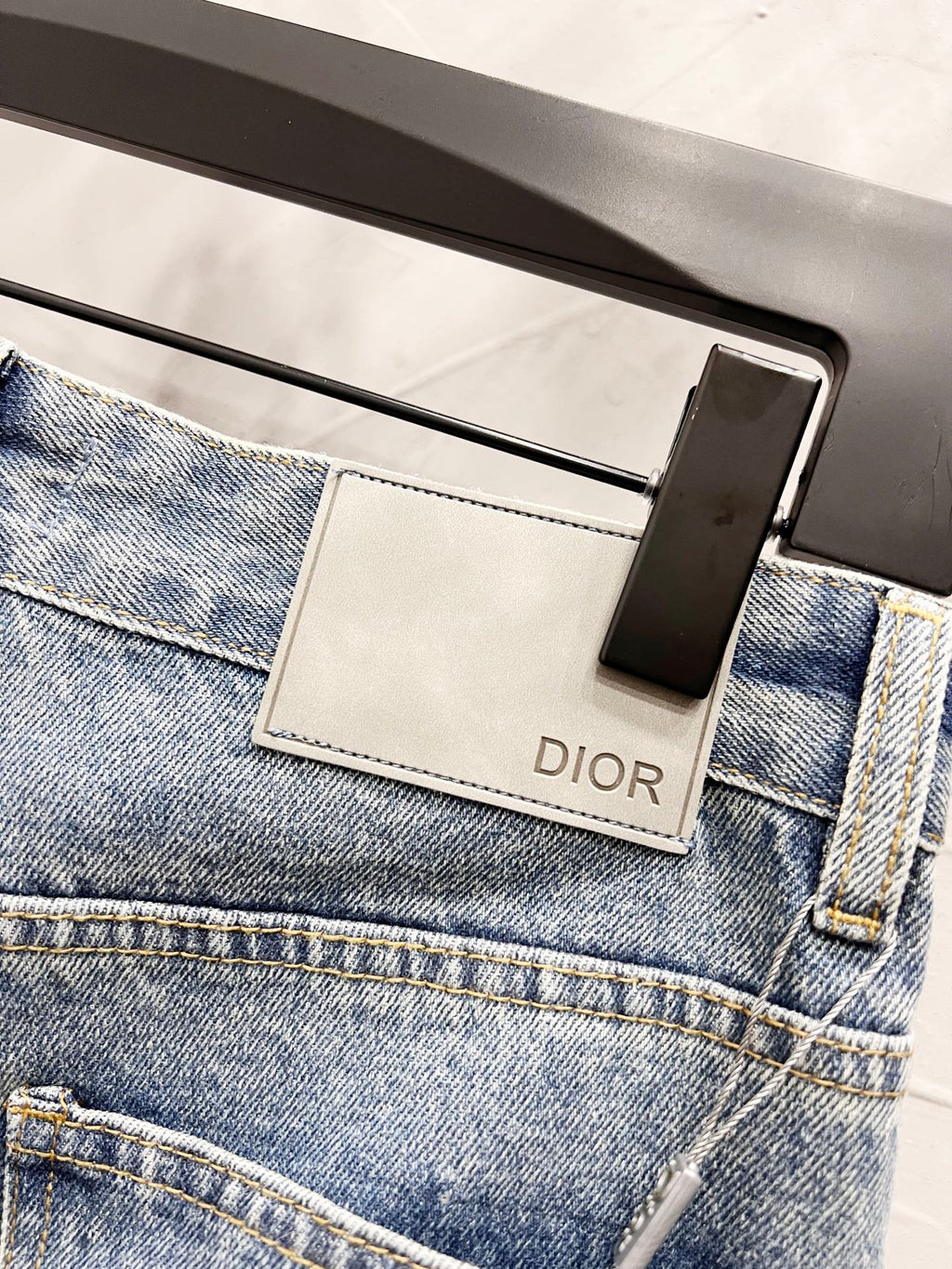 Vintage Straight-Leg Denim Jeans