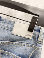 Vintage Straight-Leg Denim Jeans