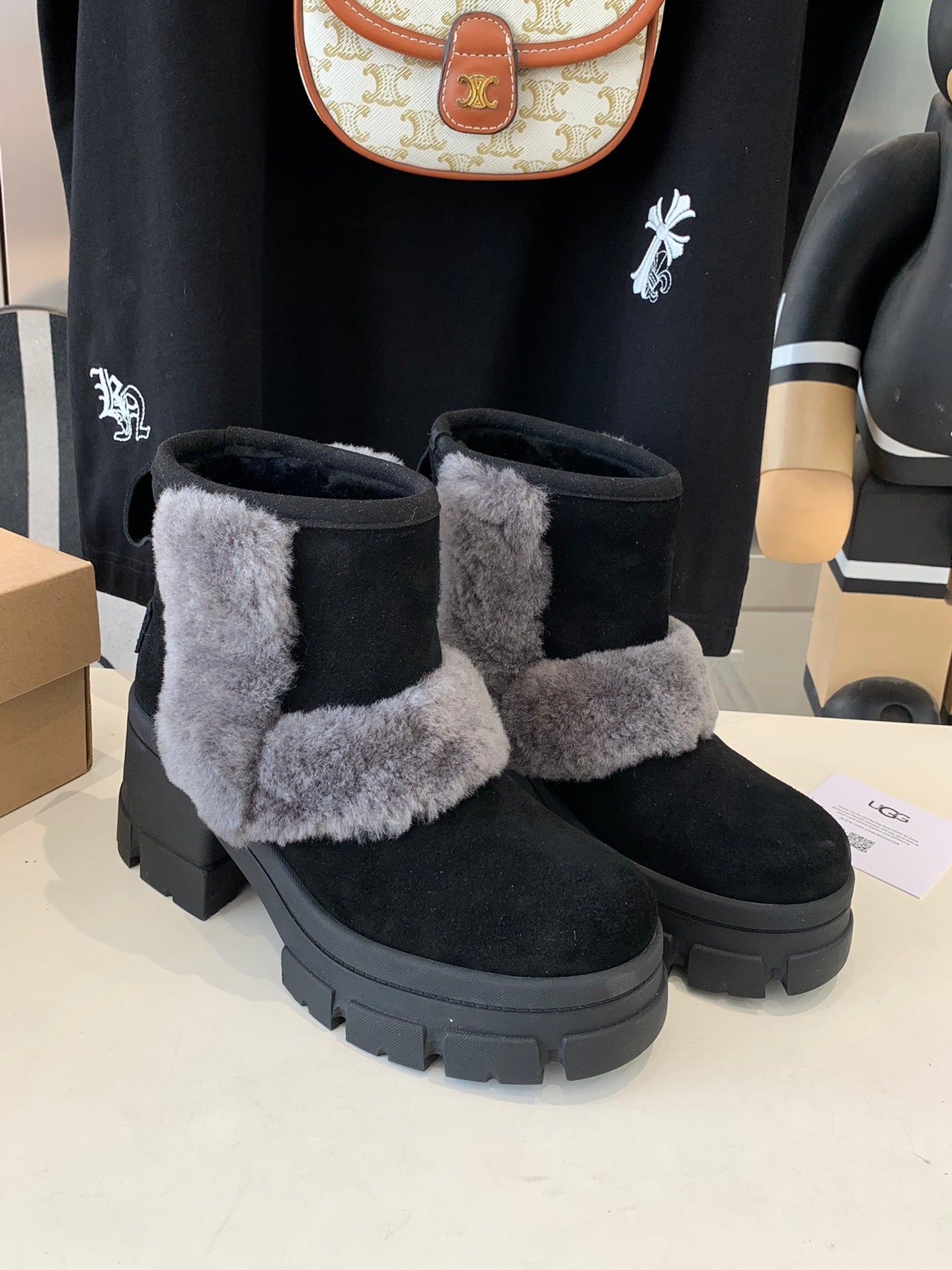 Winter Platform Wedge Snow Boots