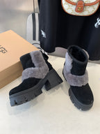 Winter Platform Wedge Snow Boots
