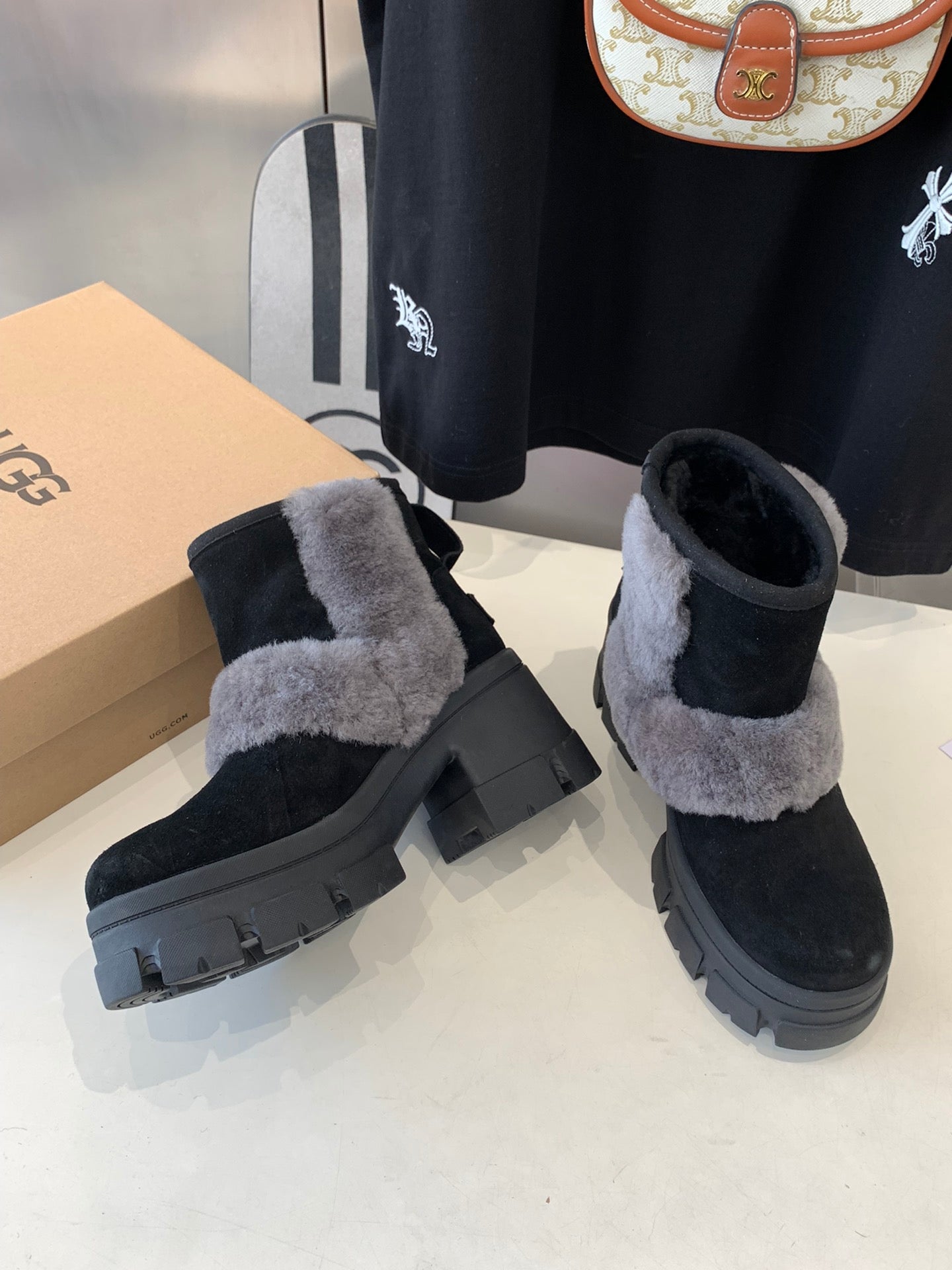 Winter Platform Wedge Snow Boots