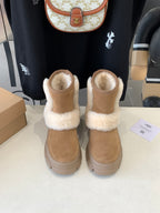 Winter Platform Wedge Snow Boots