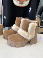 Winter Platform Wedge Snow Boots