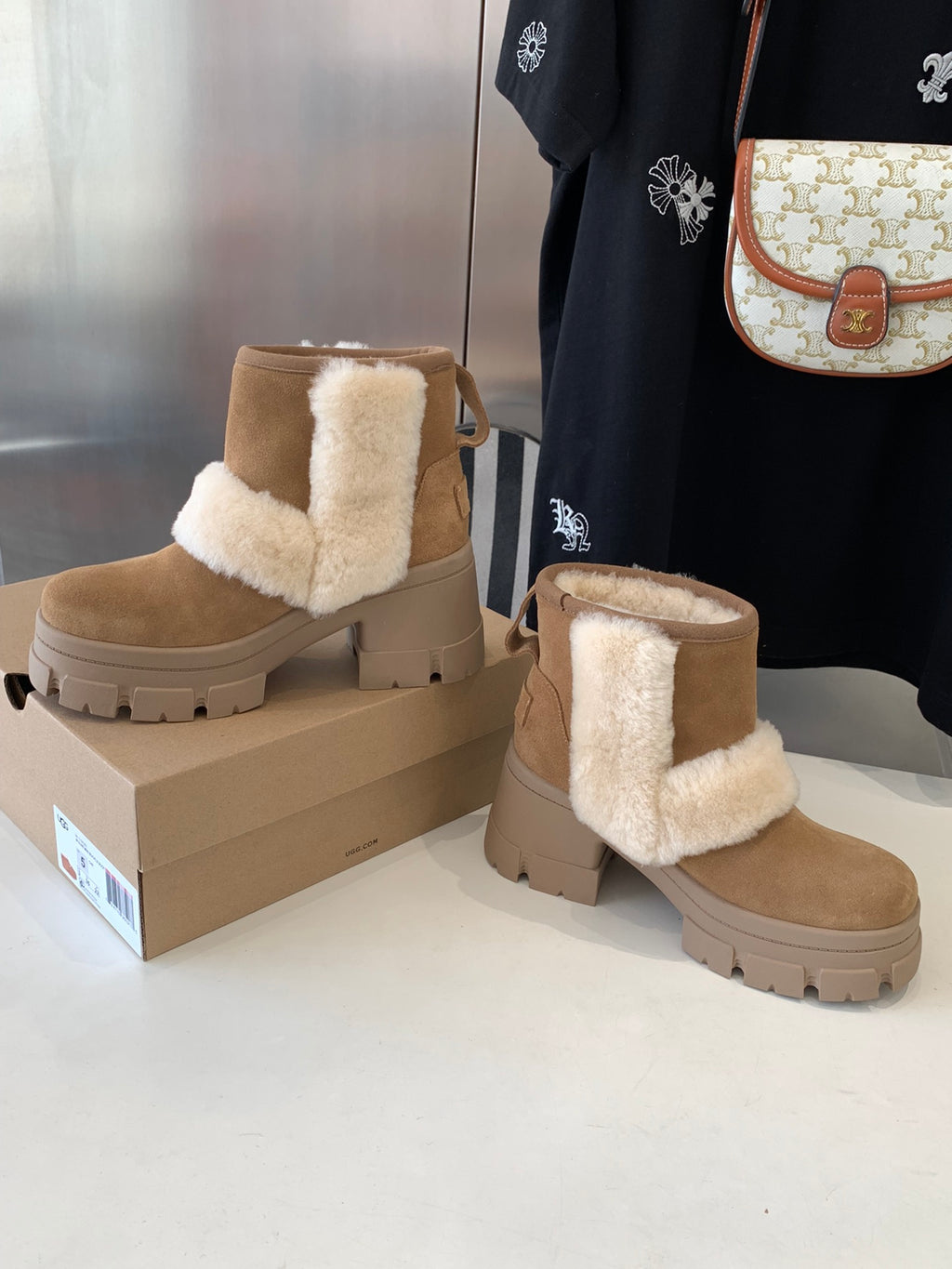 Winter Platform Wedge Snow Boots