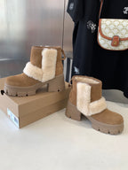 Winter Platform Wedge Snow Boots